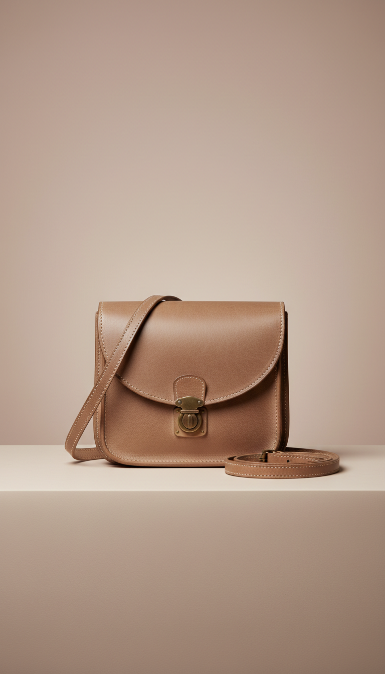 Supple Leather Sculpted Tote